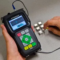 Measuring Elastic Modulus Using Thickness and Flaw Inspection Solutions