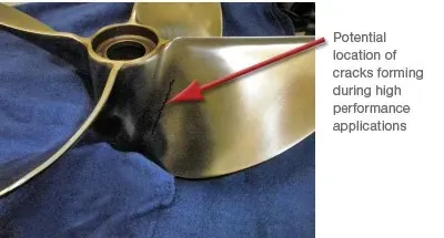 Fatigue Crack Detection in Marine Propellers