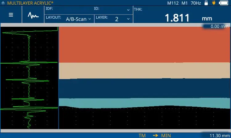 72DL PLUS Ultrasonic Thickness Gauge — view 8
