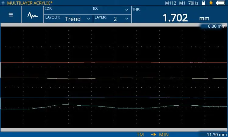 72DL PLUS Ultrasonic Thickness Gauge — view 9