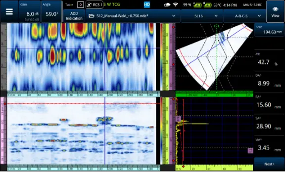 OmniScan X3 Phased Array Flaw Detector — view 3